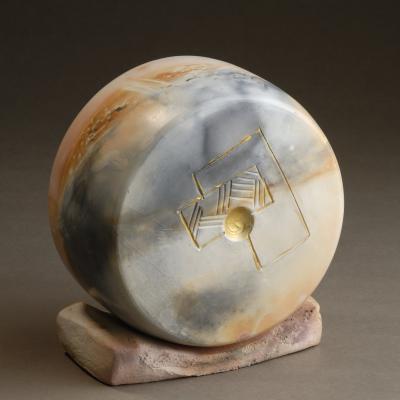 Terre Polie enfumée cuisson pit-firec