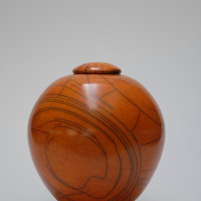 Boule Terre sigillée cuisson raku